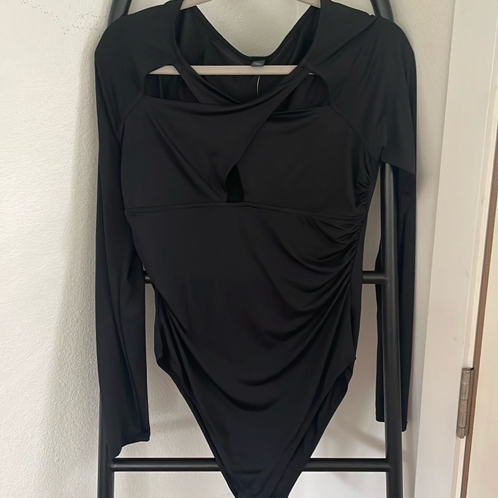 Wild Fable black long-sleeve bodysuit. Brand new!